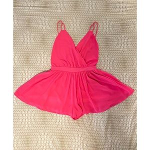 Hot Pink Romper